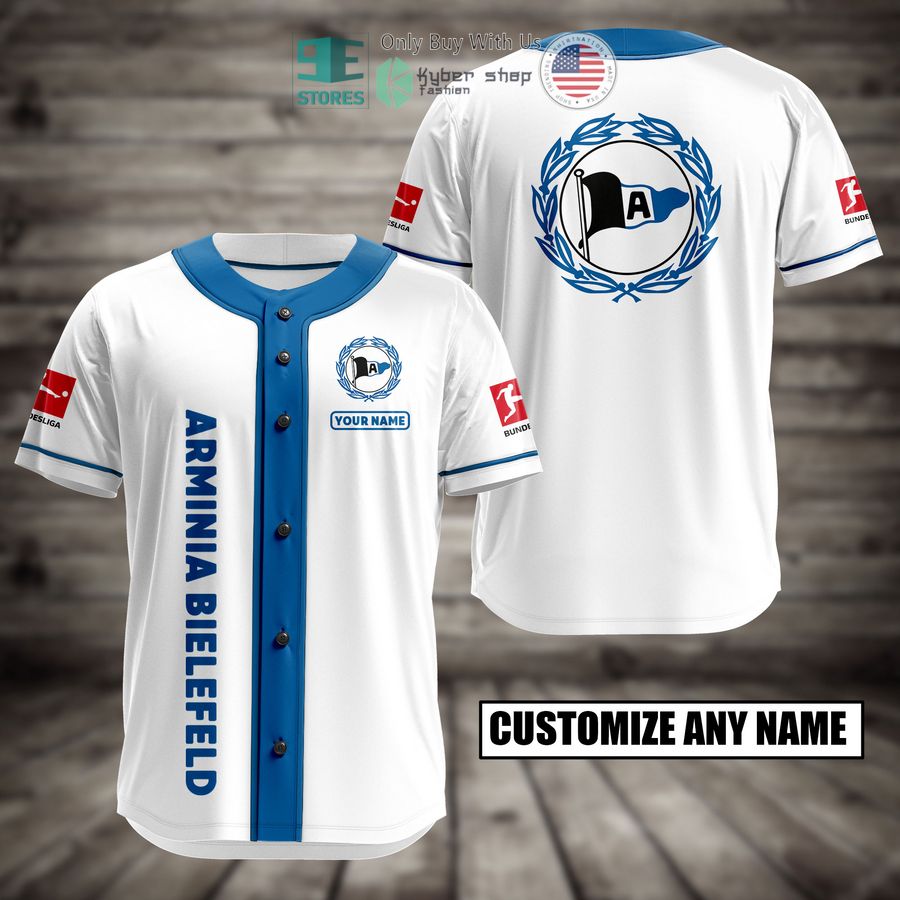 BEST Personalized Arminia Bielefeld Custom Baseball Shirt baseball jersey product view 1
