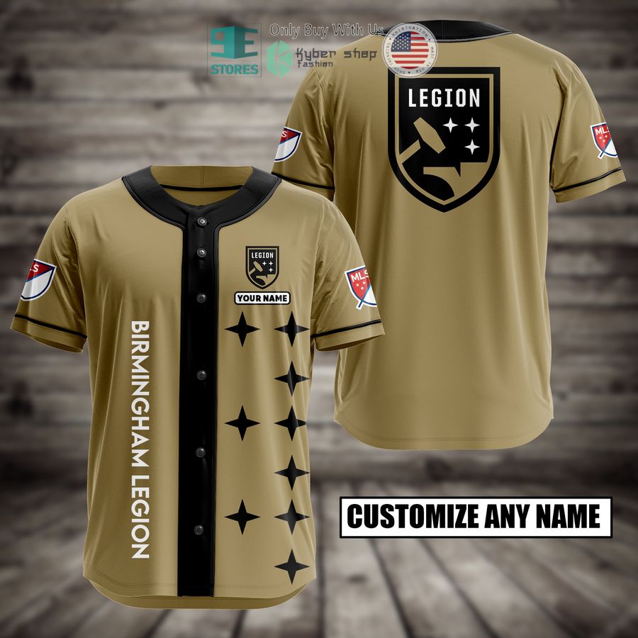 BEST Personalized Birmingham Legion Custom Baseball Shirt baseball jersey product view 1