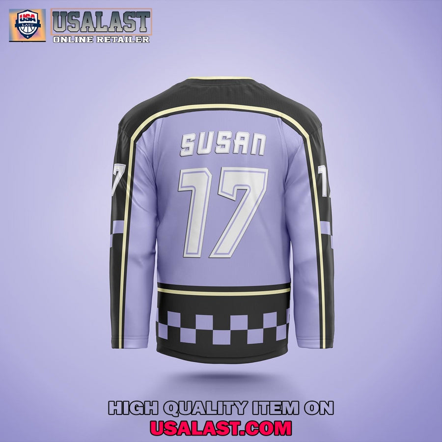 Personalized Blazy Susan Hockey Jersey hockey jersey product view 3