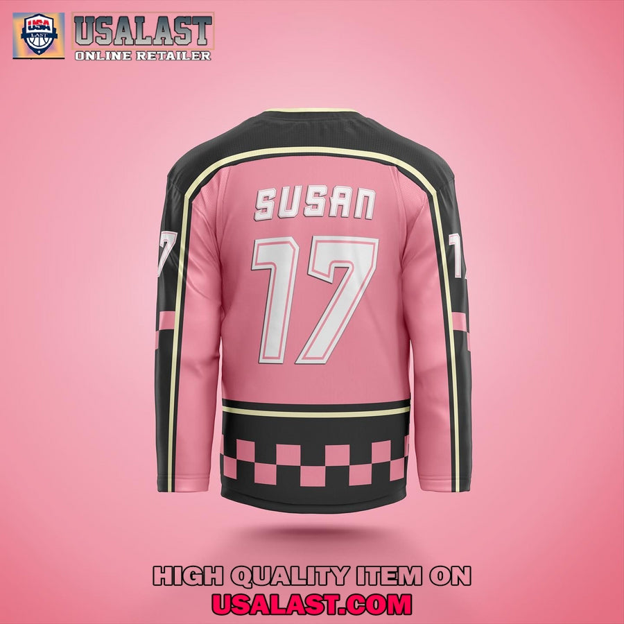 Personalized Blazy Susan Hockey Jersey hockey jersey product view 5