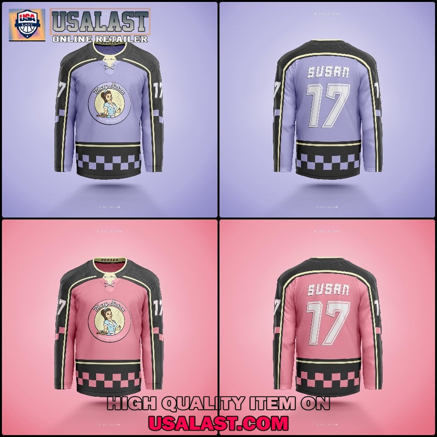 Personalized Blazy Susan Hockey Jersey hockey jersey product view 1