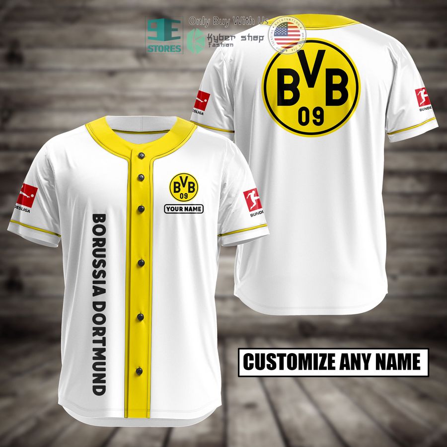 BEST Personalized Borussia Dortmund Custom Baseball Shirt baseball jersey product view 1