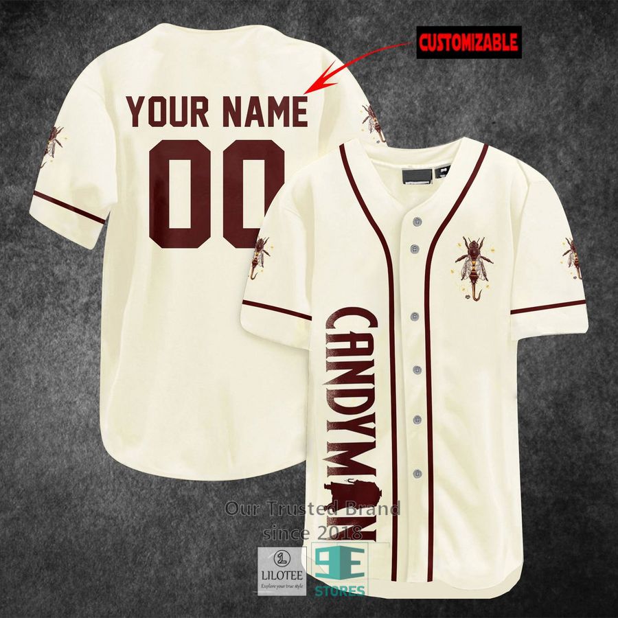 Personalized Candyman Horror Movie Baseball Jersey baseball jersey product view 1