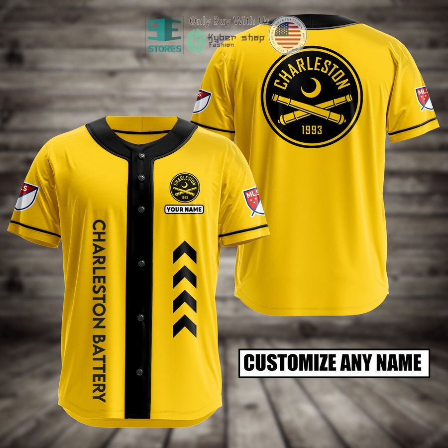 BEST Personalized Charleston Battery Custom Baseball Shirt baseball jersey product view 1