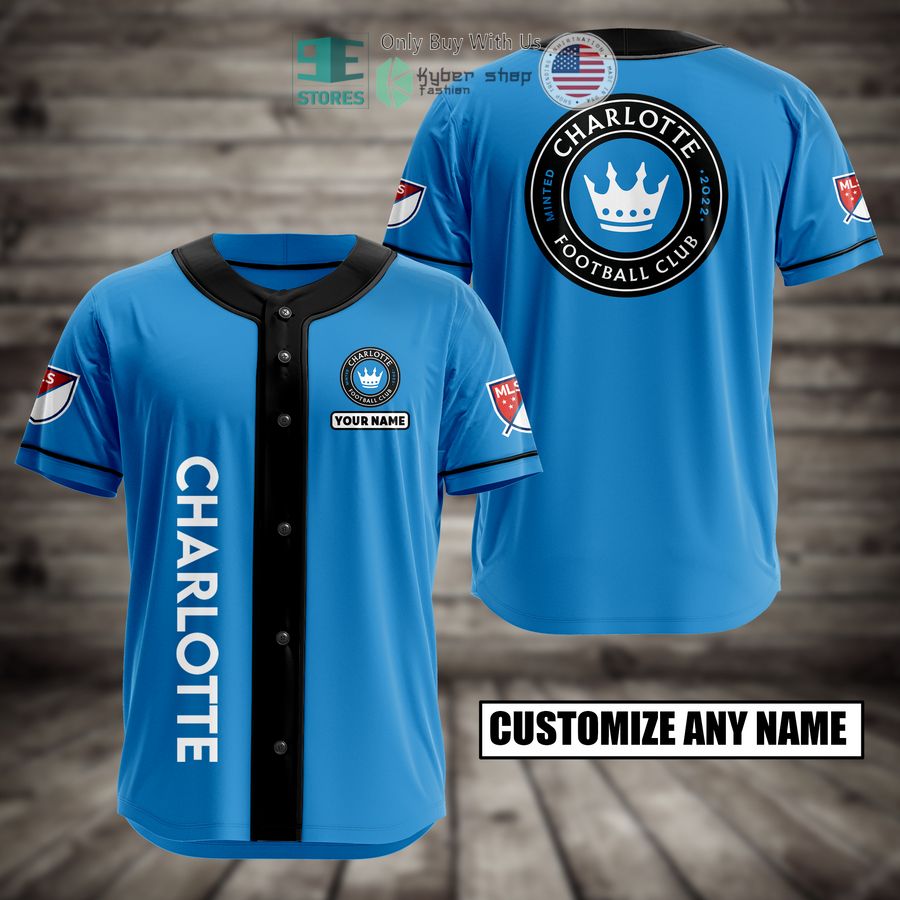 BEST Personalized Charlotte Custom Baseball Shirt baseball jersey product view 1