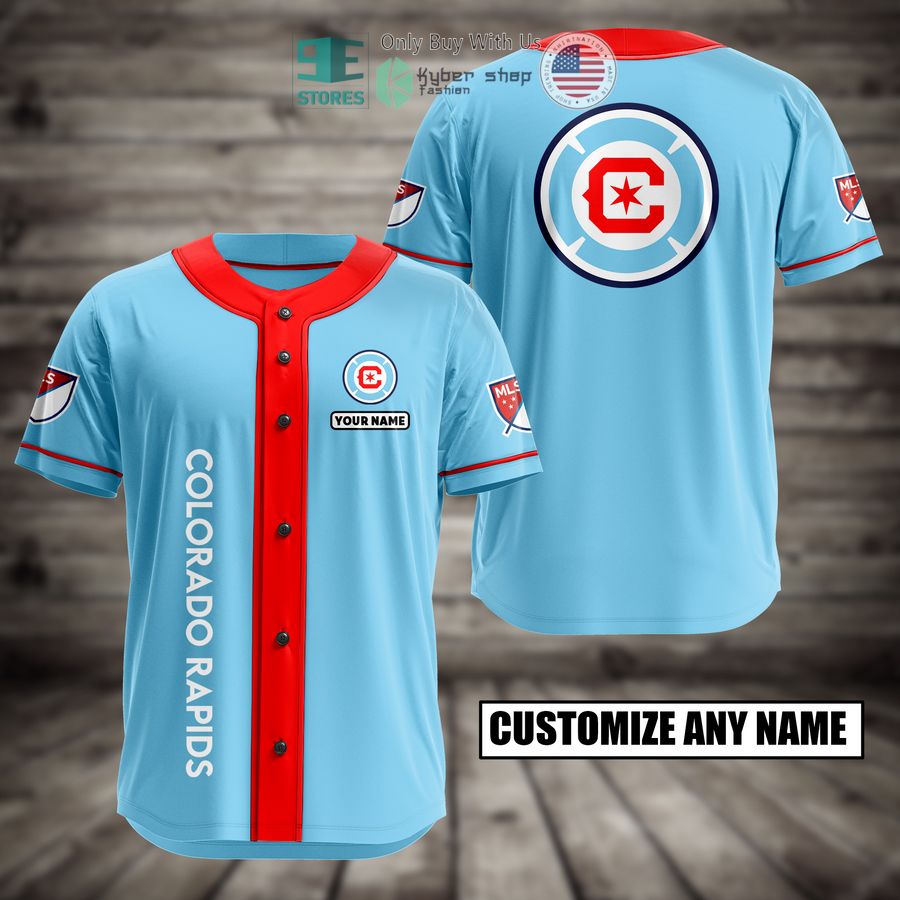 BEST Personalized Chicago Fire Custom Baseball Shirt baseball jersey product view 1