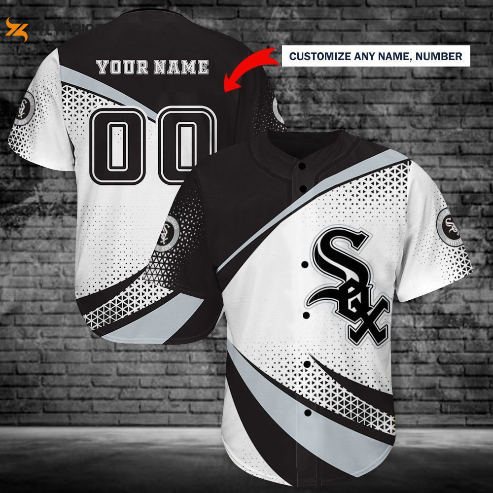 Personalized Chicago White Sox Baseball Jersey Custom Name For Fans BJ0153 - lylyprint.com baseball jersey product view 1