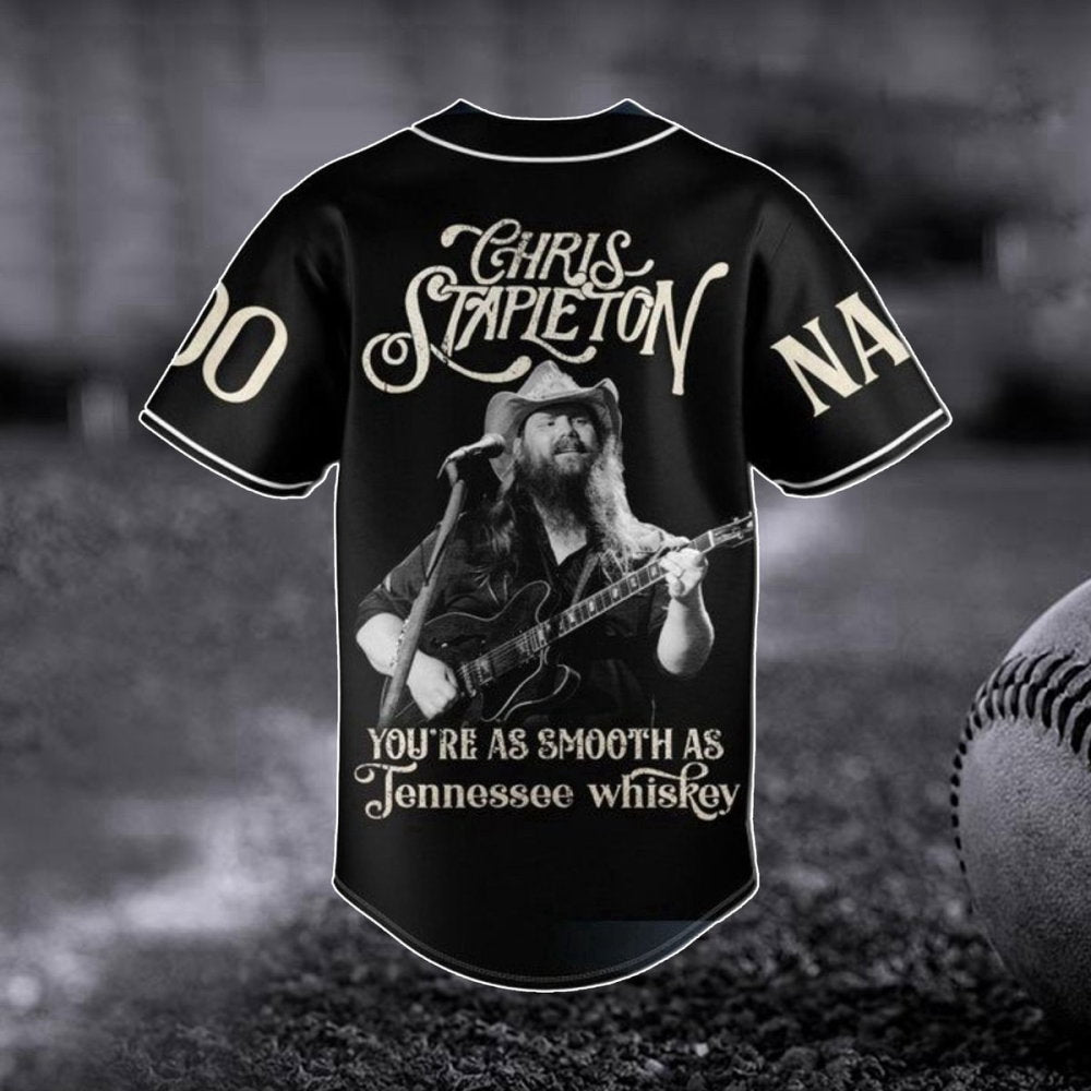Personalized Chris Stapleton Baseball Jersey - All American Road Show 2023 Tour Merch - Gift for Country Music Fans - Aopprinter baseball jersey product view 3