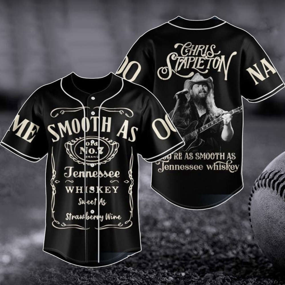 Personalized Chris Stapleton Baseball Jersey - All American Road Show 2023 Tour Merch - Gift for Country Music Fans - Aopprinter baseball jersey product view 1