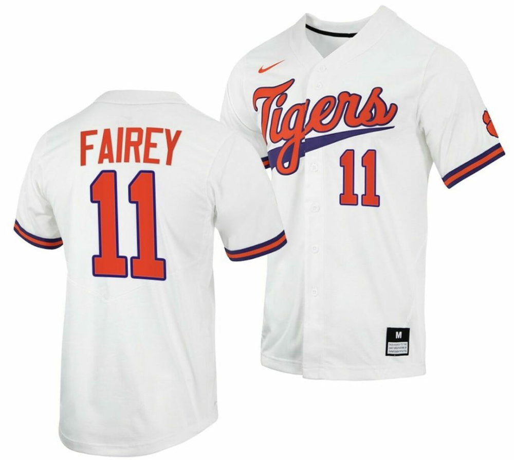 Personalized Clemson Tigers Baseball Jersey Custom Name For Fans BJ0145 - lylyprint.com baseball jersey product view 2