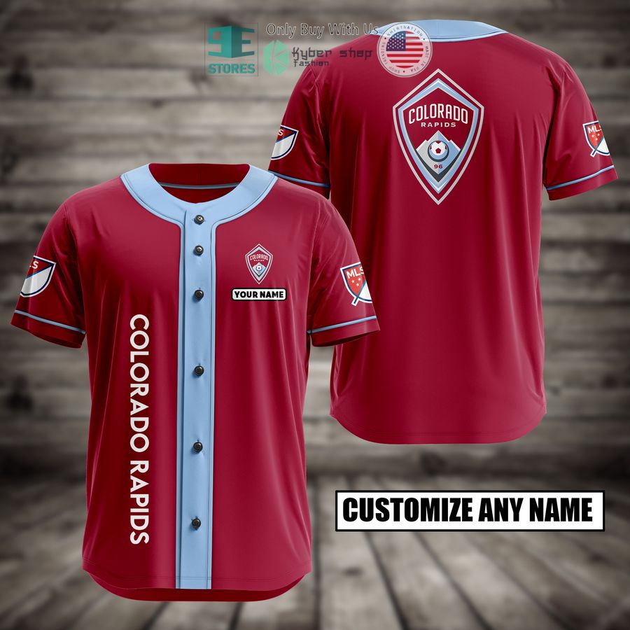 BEST Personalized Colorado Rapids Custom Baseball Shirt baseball jersey product view 1