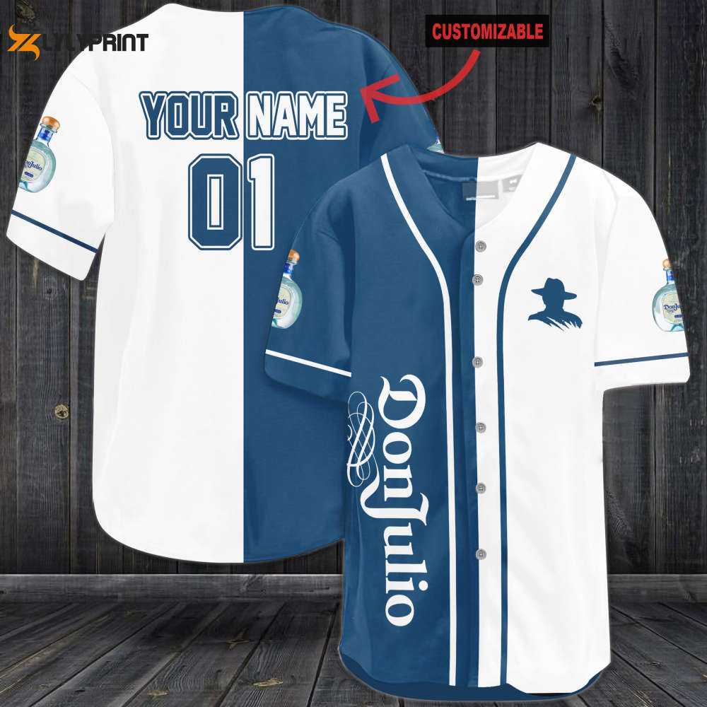 Personalized Don Julio Baseball Jersey - lylyprint.com baseball jersey product view 1
