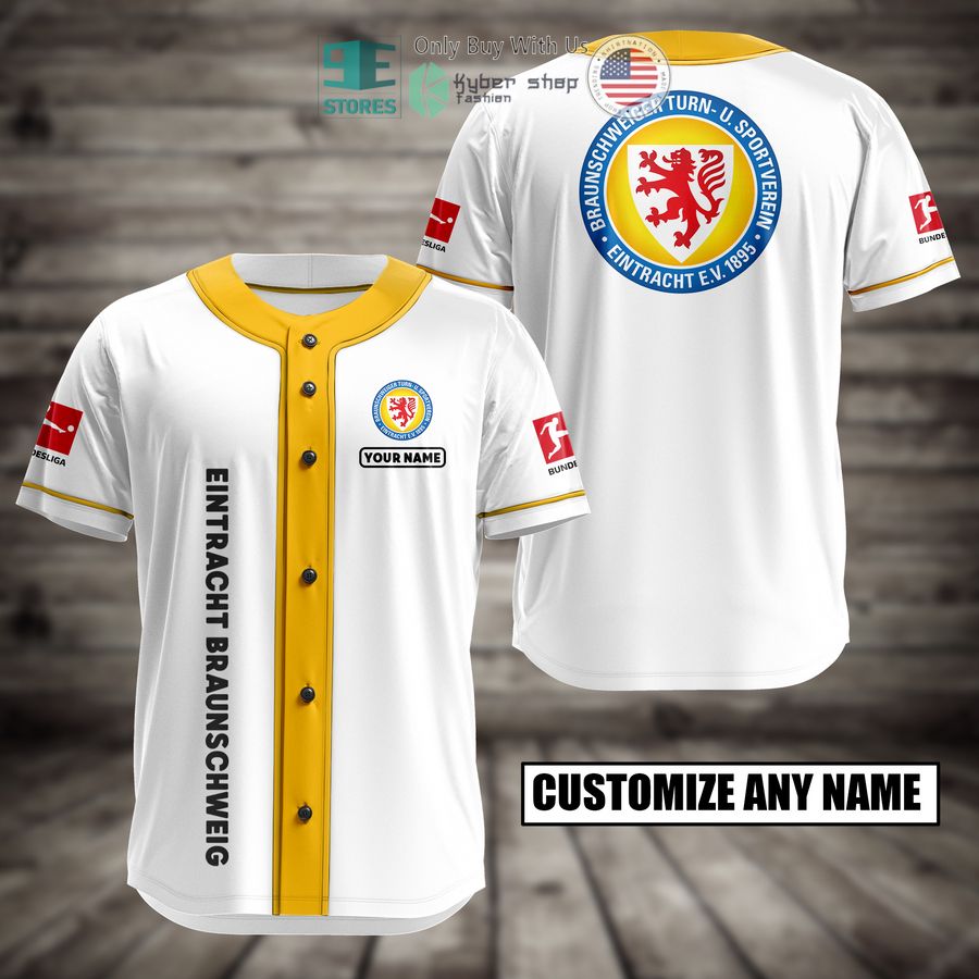 BEST Personalized Eintracht Braunschweig Custom Baseball Shirt baseball jersey product view 1