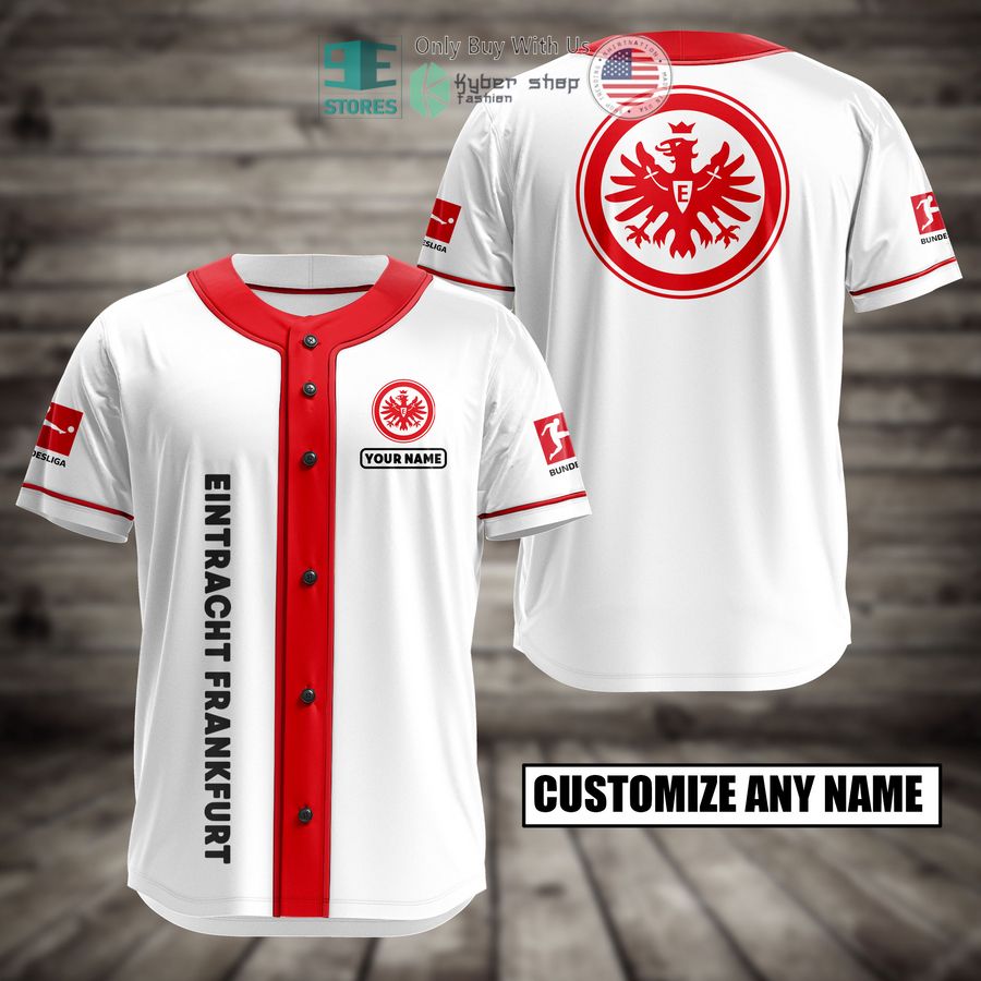 BEST Personalized Eintracht Frankfurt Custom Baseball Shirt baseball jersey product view 1