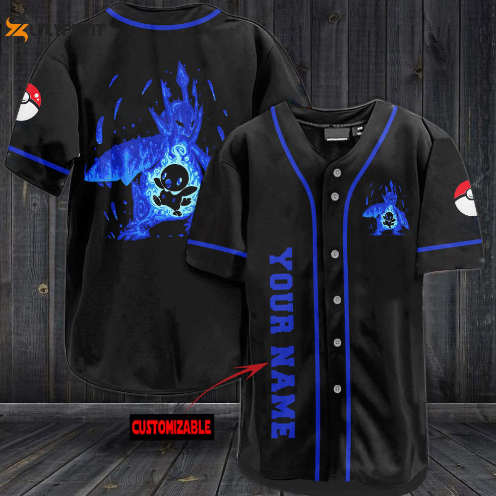 Personalized Empoleon Baseball Jersey - lylyprint.com baseball jersey product view 1