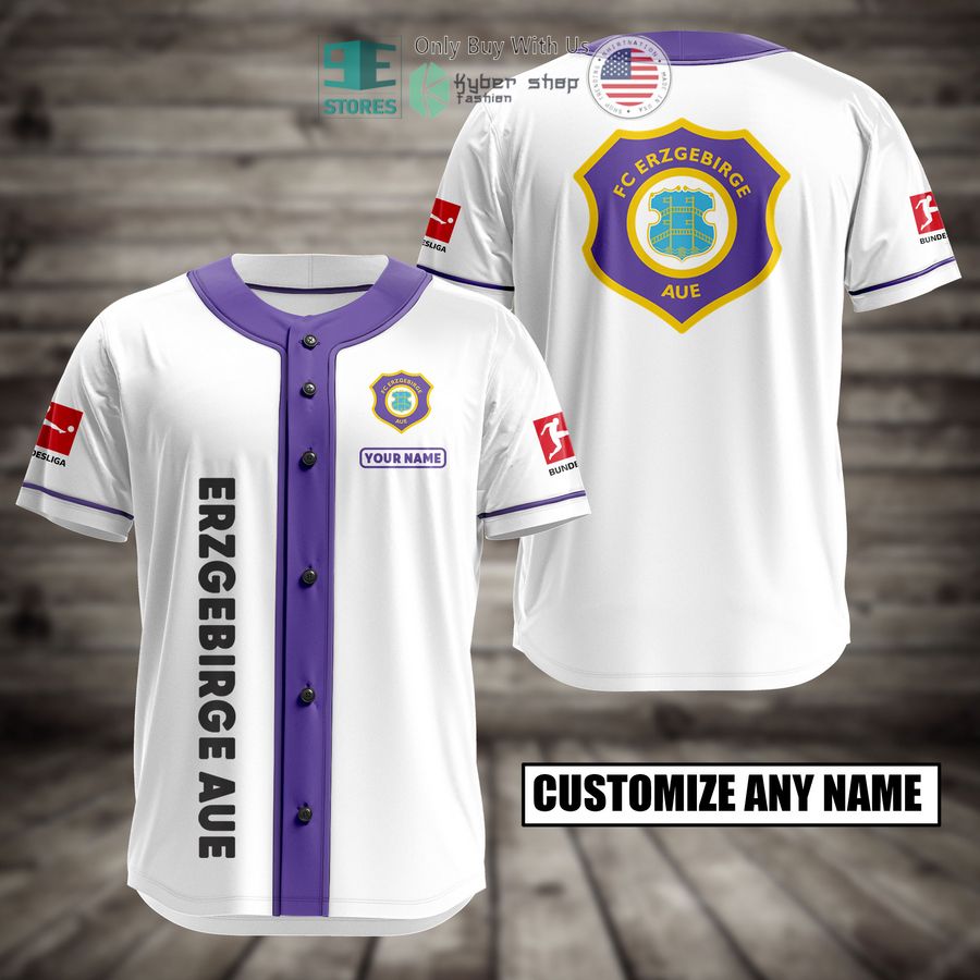BEST Personalized Erzgebirge Aue Custom Baseball Shirt baseball jersey product view 1