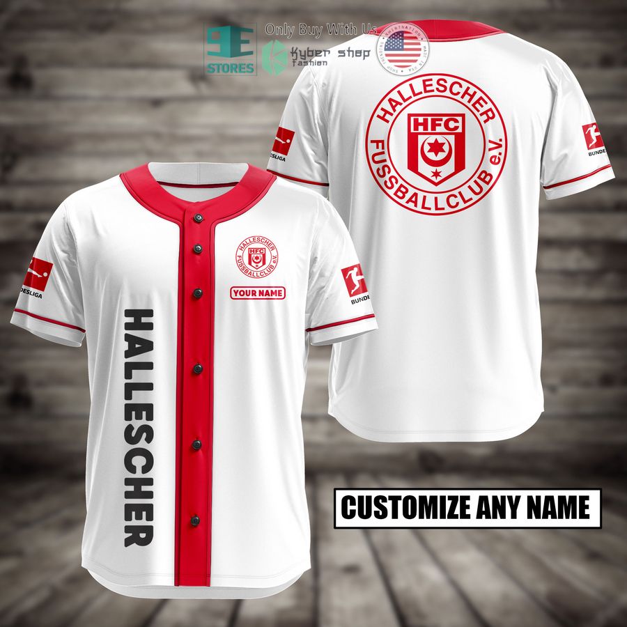BEST Personalized Hallescher Custom Baseball Shirt baseball jersey product view 1