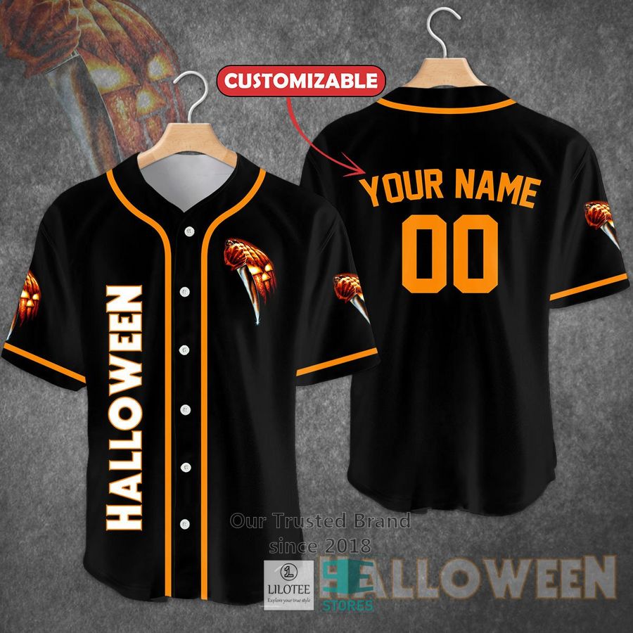 Personalized Halloween 1978 Horror Movie Baseball Jersey baseball jersey product view 1