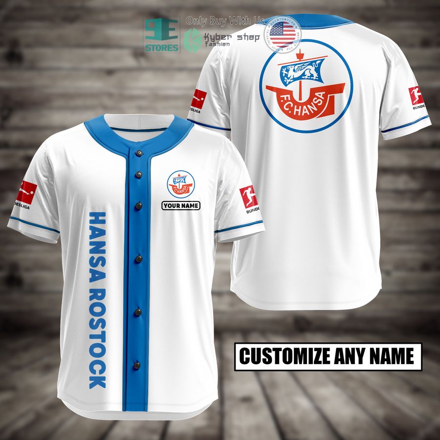 BEST Personalized Hansa Rostock Custom Baseball Shirt baseball jersey product view 1