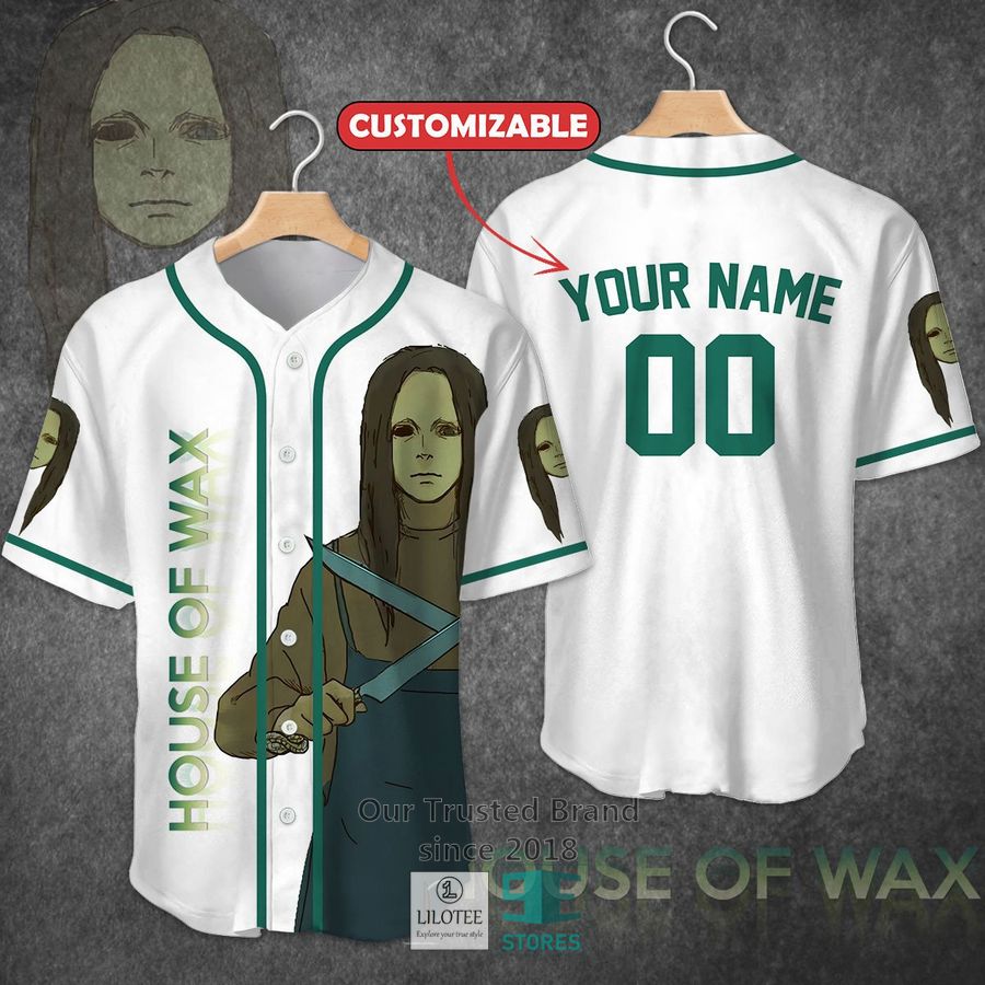 Personalized House of Wax Horror Movie Baseball Jersey baseball jersey product view 1