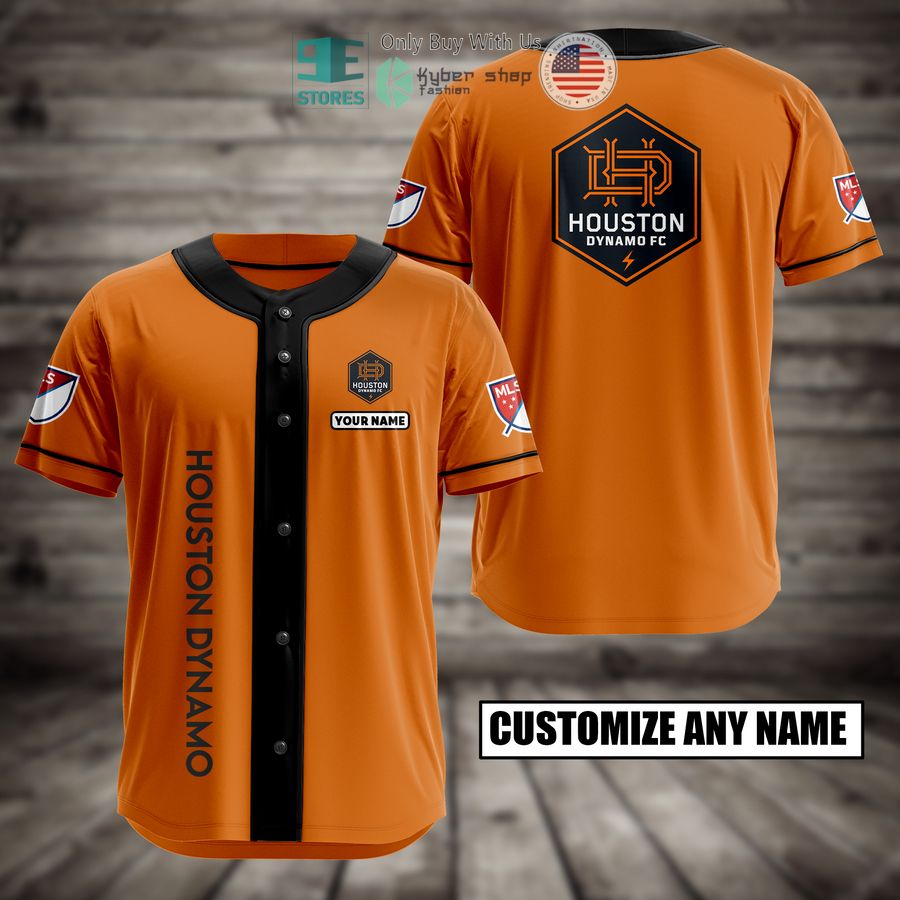 BEST Personalized Houston Dynamo Custom Baseball Shirt baseball jersey product view 1