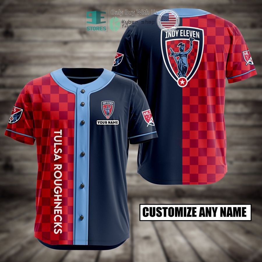 BEST Personalized Indy Eleven Custom Baseball Shirt baseball jersey product view 1