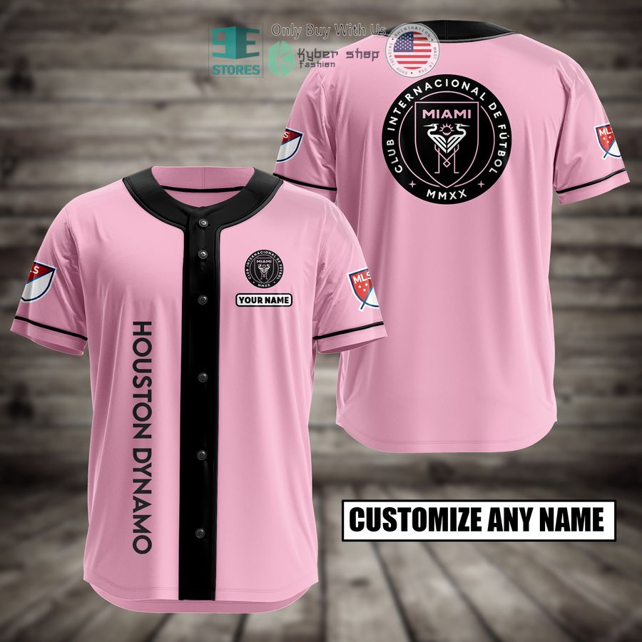 BEST Personalized Inter Miami Custom Baseball Shirt baseball jersey product view 1