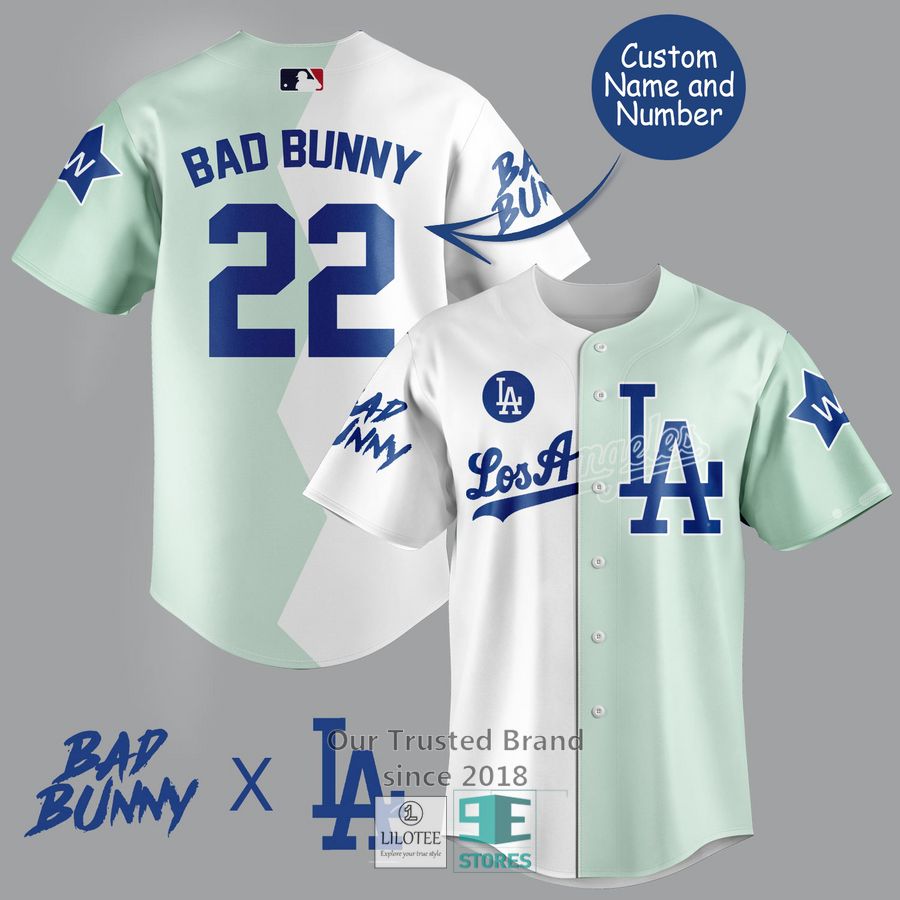 Personalized Los Angeles Dodgers Baseball Jersey baseball jersey product view 1