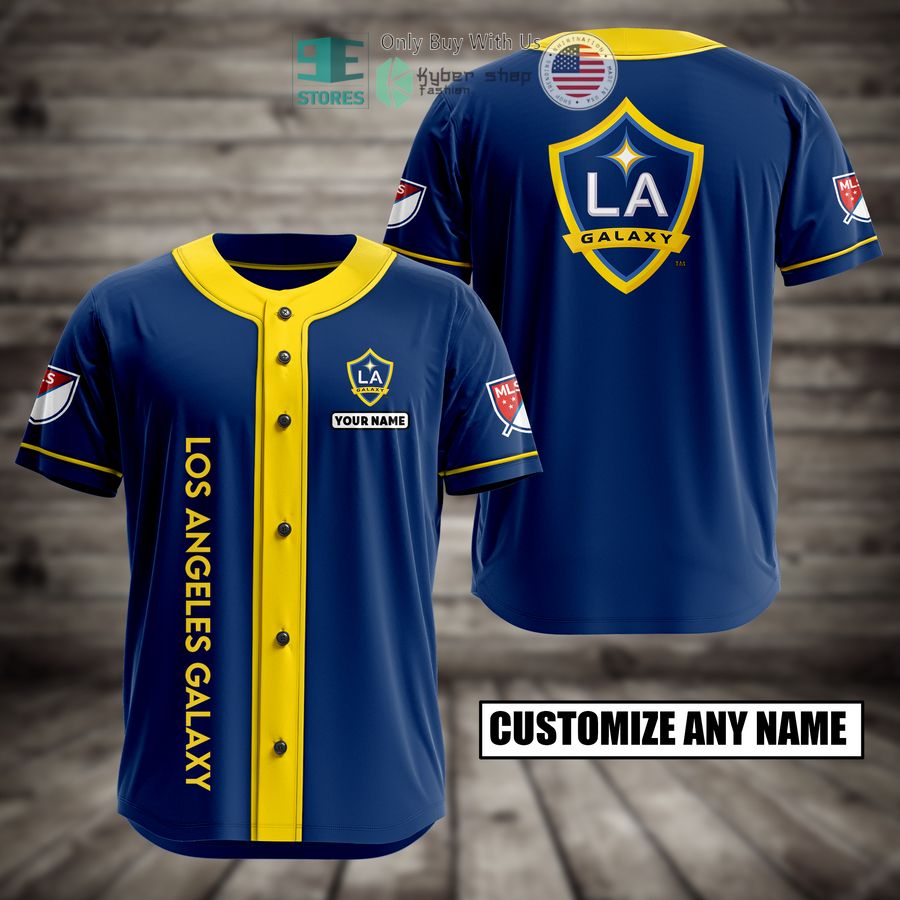 BEST Personalized Los Angeles Galaxy Custom Baseball Shirt baseball jersey product view 1