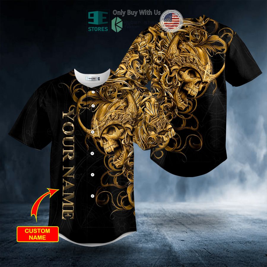 BEST Personalized Mad King Viking Custom Baseball Shirt baseball jersey product view 1