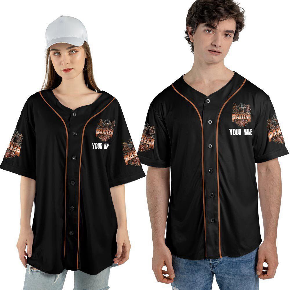 Personalized Mayhem Skull Tour 2023 With Lamp Of God Baseball Jersey For Men Women - lylyprint.com baseball jersey product view 3