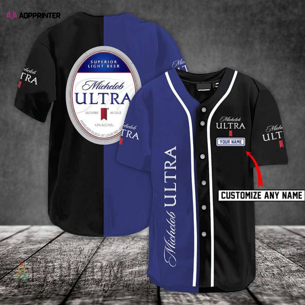 Personalized Michelob Ultra Baseball Jersey - Aopprinter baseball jersey product view 1