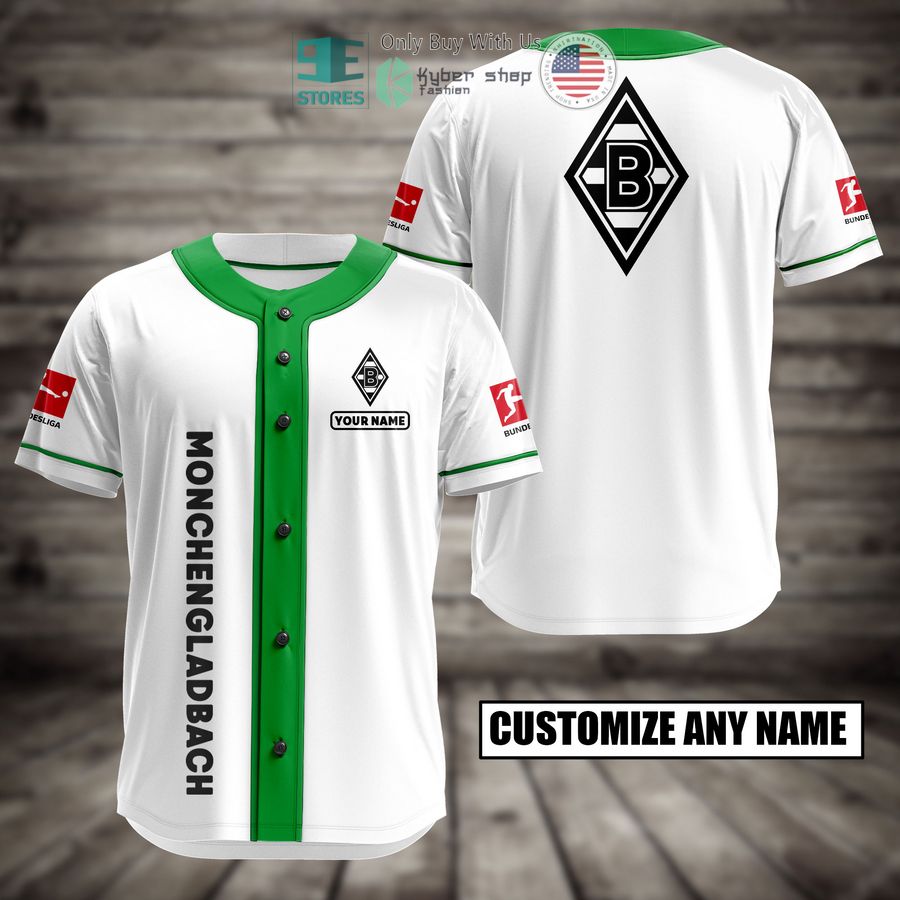 BEST Personalized Monchengladbach Custom Baseball Shirt baseball jersey product view 1