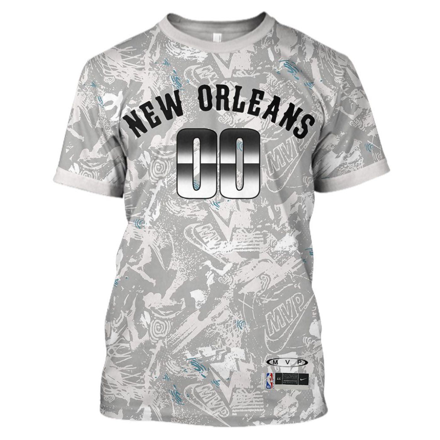 Personalized New Orleans Pelicans Baseball Jersey MVP Of The Year 2021 Concepts NBAPELICANS210730 - Bafud baseball jersey product view 2