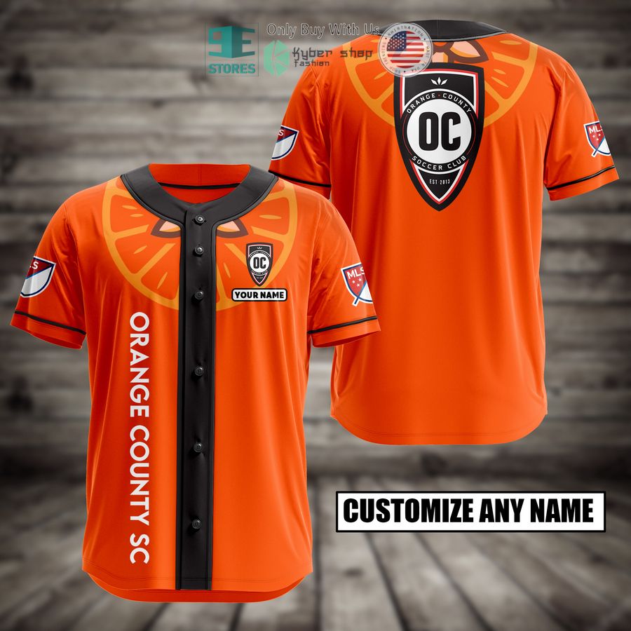 BEST Personalized Orange County SC Custom Baseball Shirt baseball jersey product view 1