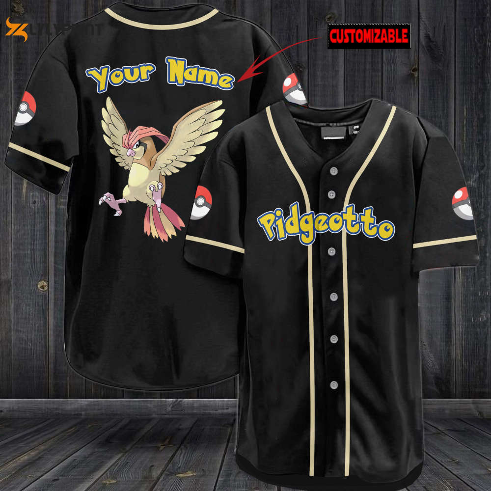 Custom Pigdeotto Baseball Jersey - Perfect Personalized Gift for Men & Women - lylyprint.com baseball jersey product view 1