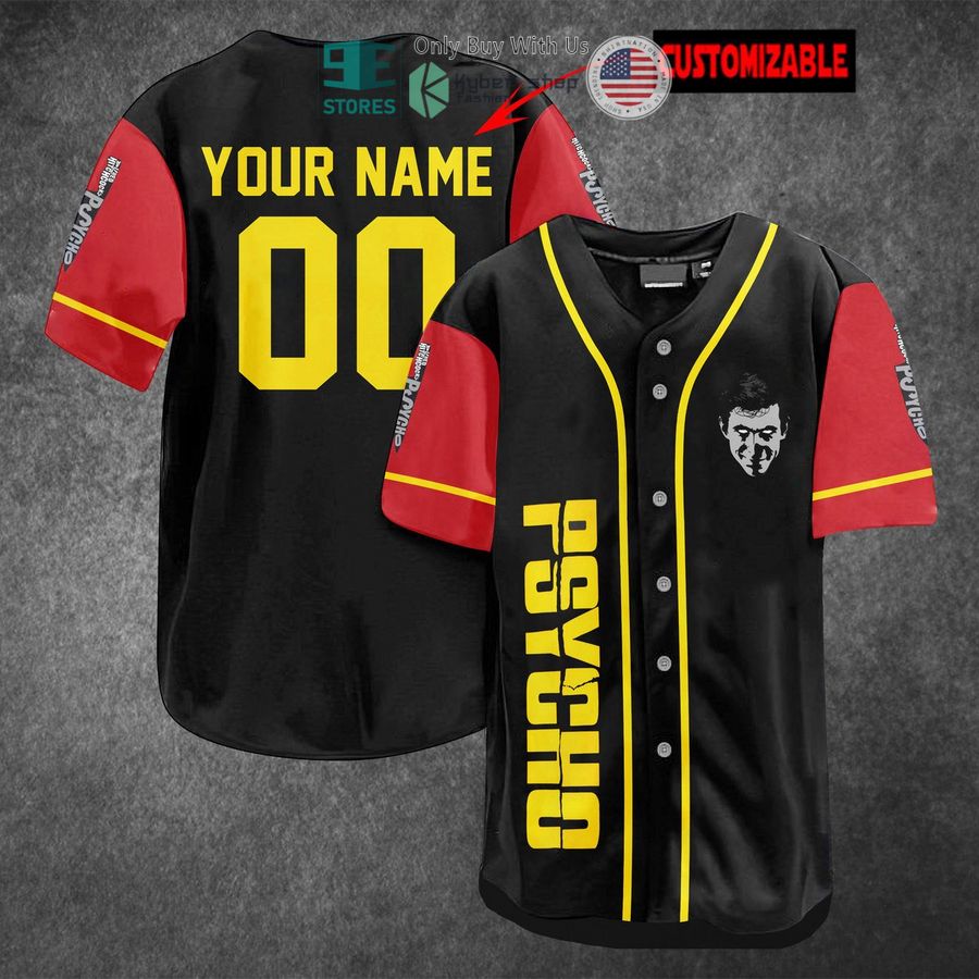 BEST Personalized Psycho Alfred Hitchcock Baseball Jersey baseball jersey product view 1
