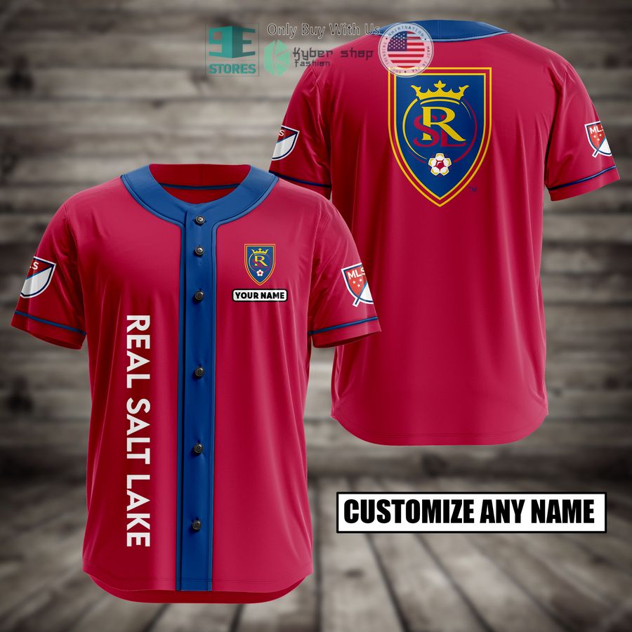 BEST Personalized Real Salt Lake Custom Baseball Shirt baseball jersey product view 1