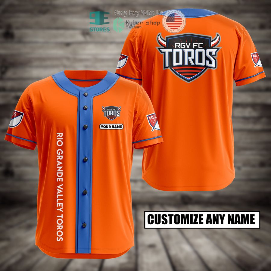 BEST Personalized Rio Grande Valley Toros Custom Baseball Shirt baseball jersey product view 1