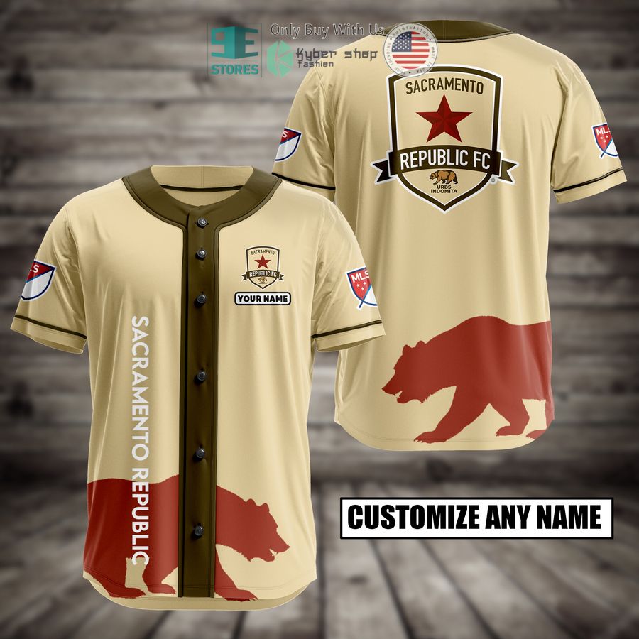 BEST Personalized Sacramento Republic Custom Baseball Shirt baseball jersey product view 1