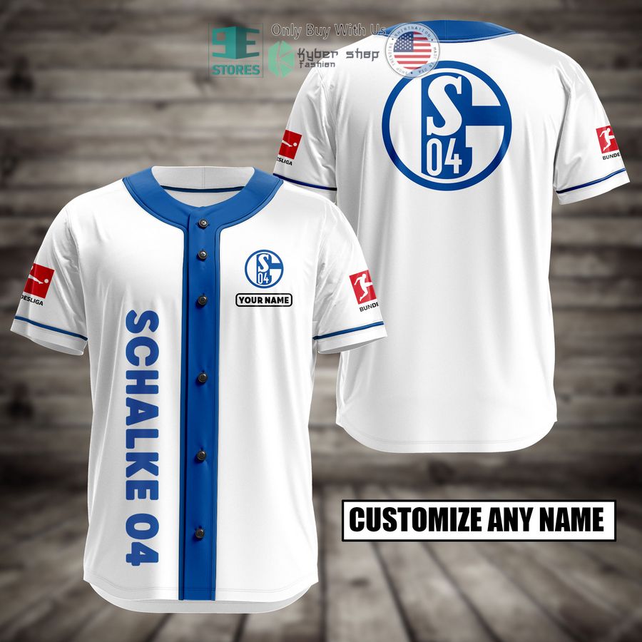 BEST Personalized Schalke 04 Custom Baseball Shirt baseball jersey product view 1