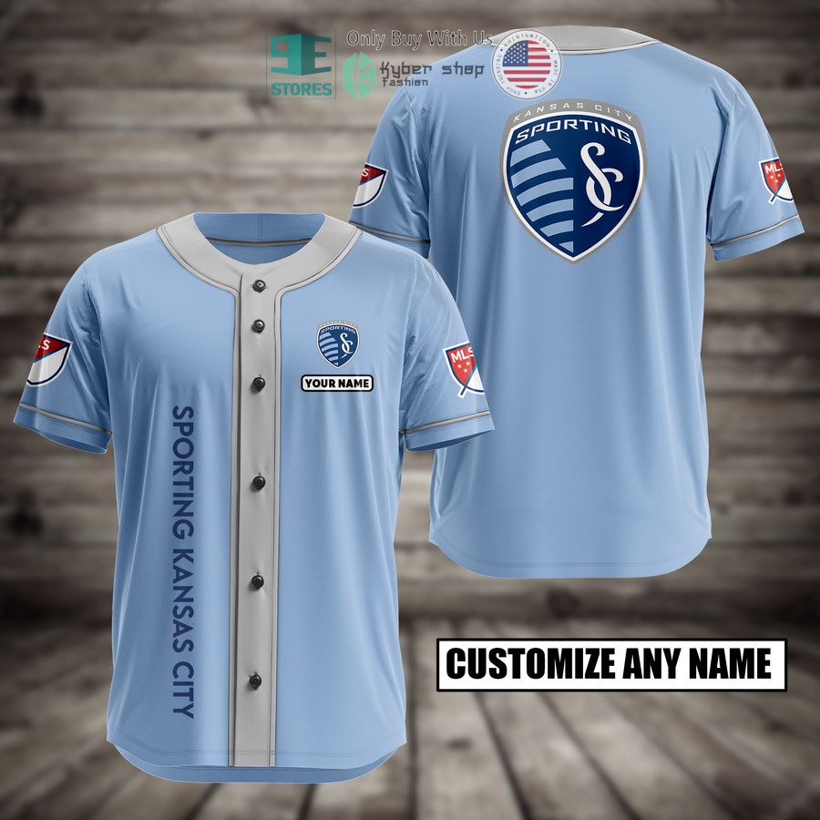 BEST Personalized Sporting Kansas City Custom Baseball Shirt baseball jersey product view 1