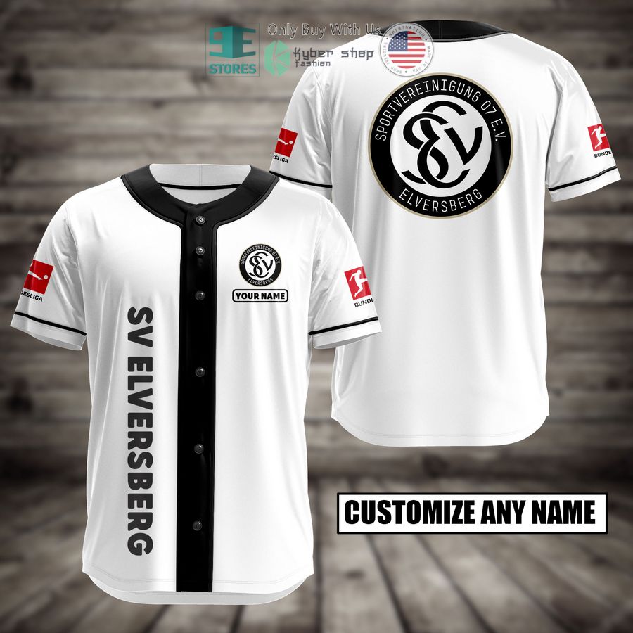 BEST Personalized SV Elversberg Custom Baseball Shirt baseball jersey product view 1