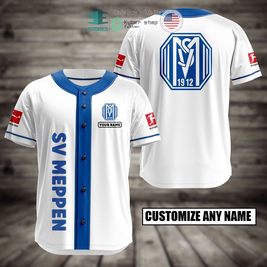 BEST Personalized SV Meppen Custom Baseball Shirt baseball jersey product view 1