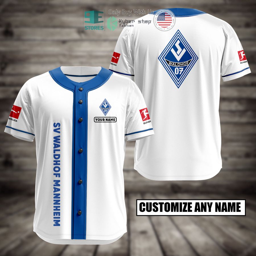 BEST Personalized SV Waldhof Mannheim Custom Baseball Shirt baseball jersey product view 1