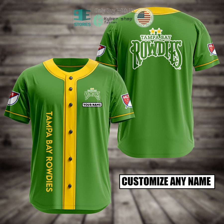 BEST Personalized Tampa Bay Rowdies Custom Baseball Shirt baseball jersey product view 1