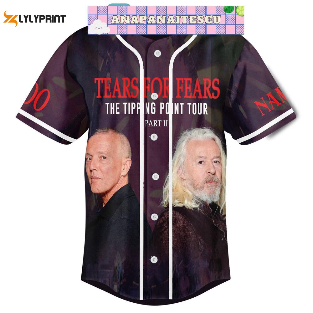 Personalized TFF Baseball Jersey For Men Women Shirt - lylyprint.com baseball jersey product view 1