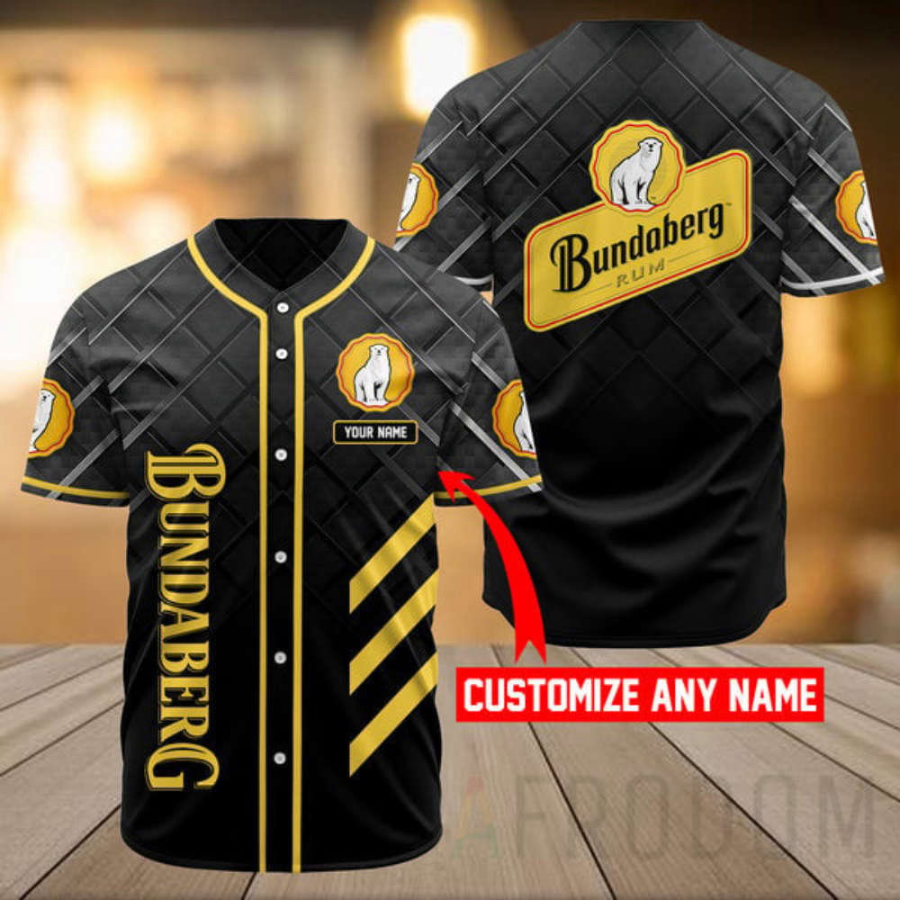 Personalized Vintage Bundaberg Baseball Jersey baseball jersey product view 2
