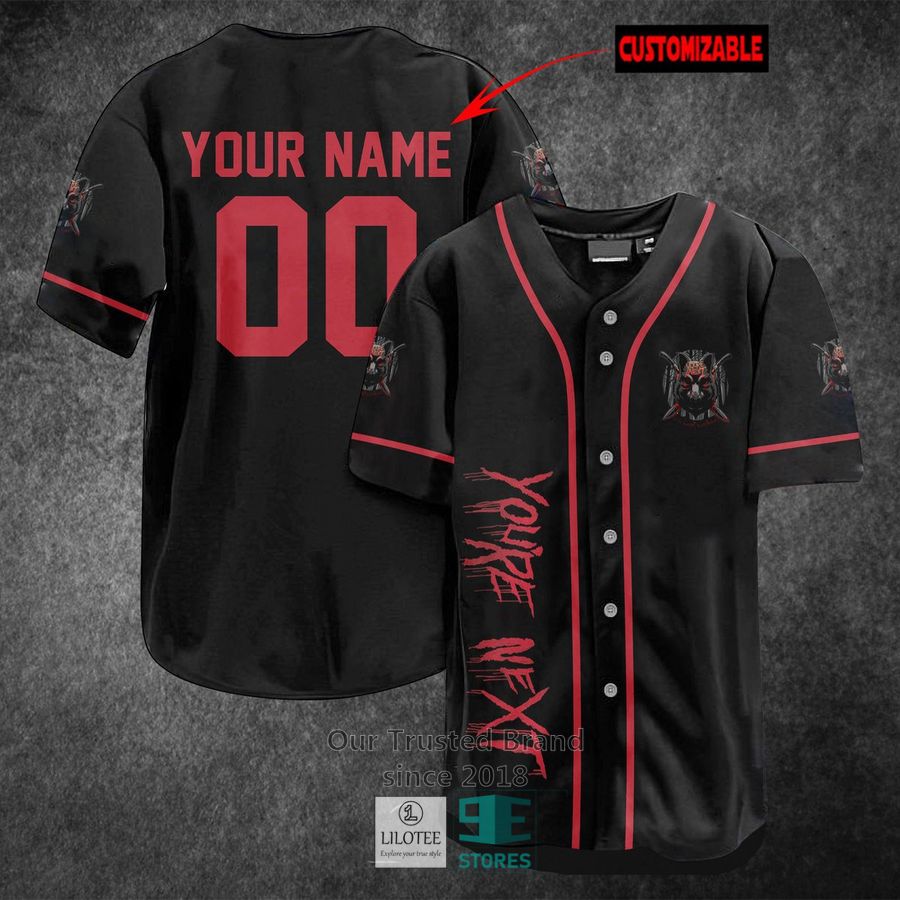 Personalized You're next Horror Movie Baseball Jersey baseball jersey product view 1