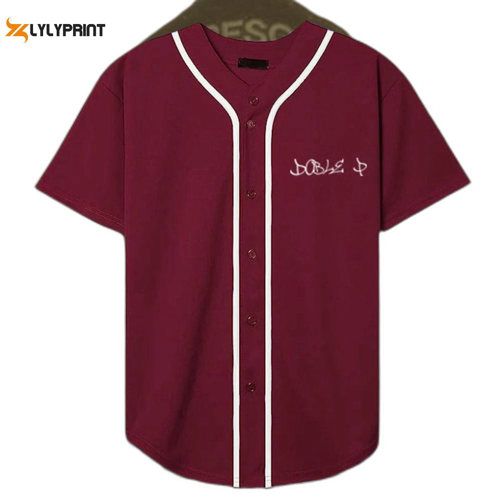 Peso Pluma Baseball Jersey For Men Women, Peso Pluma Music Shirt - lylyprint.com baseball jersey product view 1